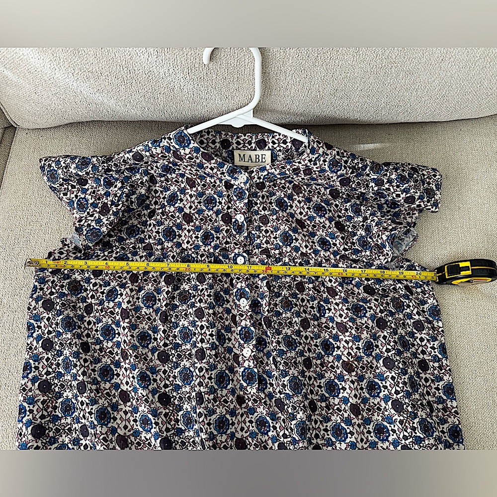 Mabe Lexi Floral Short Sleeve Blouse - Picture 6 of 7